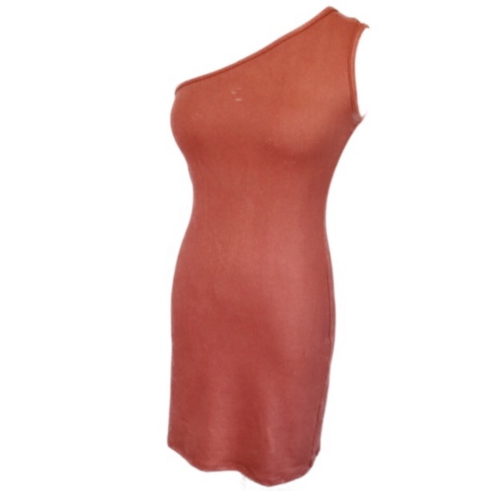 SOLD Pink Off the Shoulder Tunic Dress - Picture 1 of 2